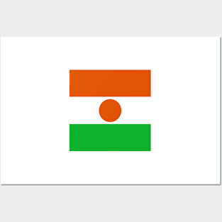 Niger flag Posters and Art